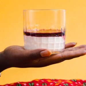 Panacotta coco coulis  bissap